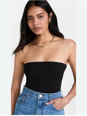 Z SUPPLY April Sleek Tube Top {Black